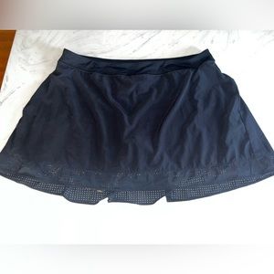 Shape Floral bike shorrtd skort skirt black mesh tennis running 1x stitch fix